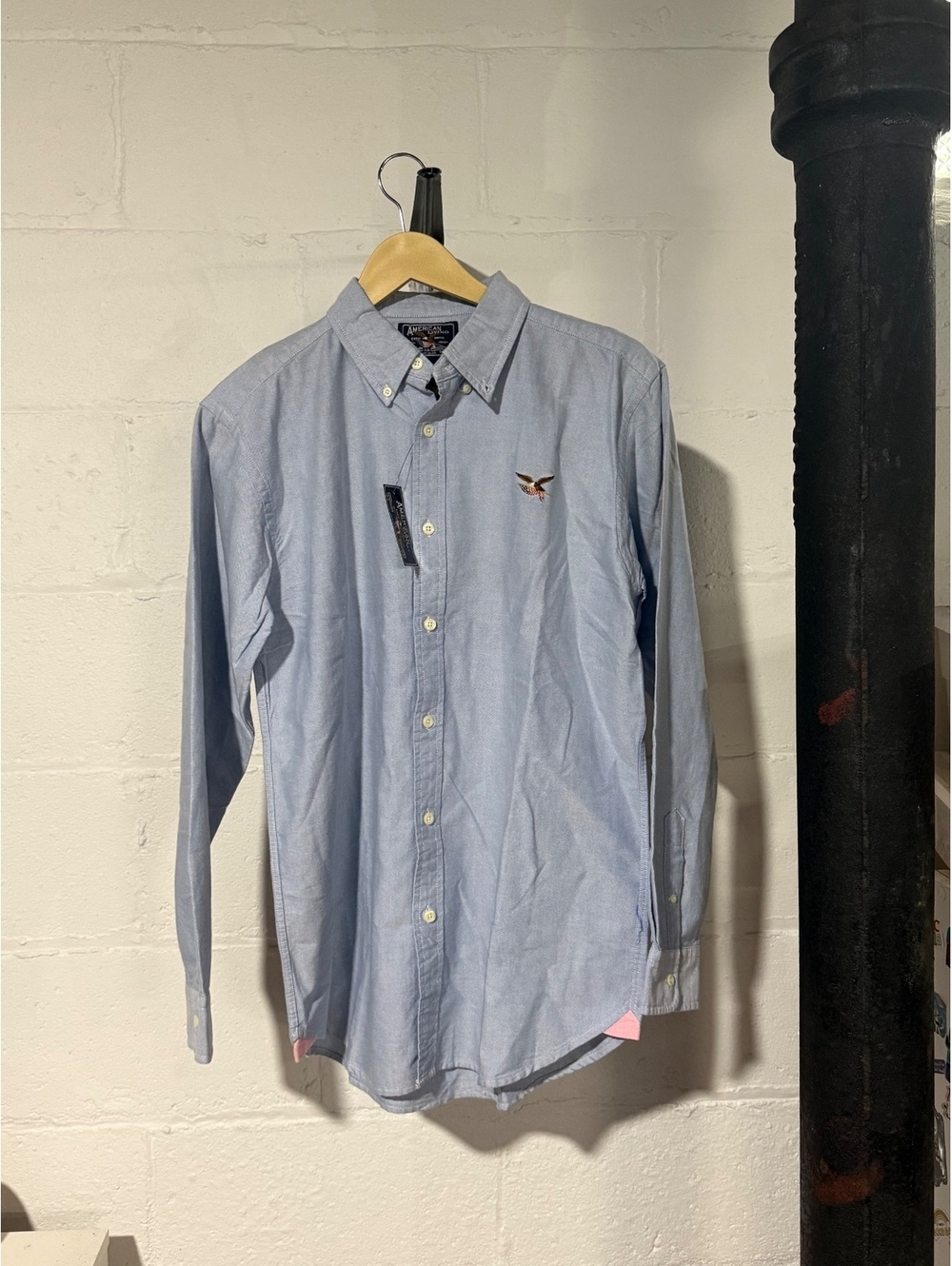 American Living size XL 20 Boy’s Youth Pale Blue Button-up dress shirt NWT